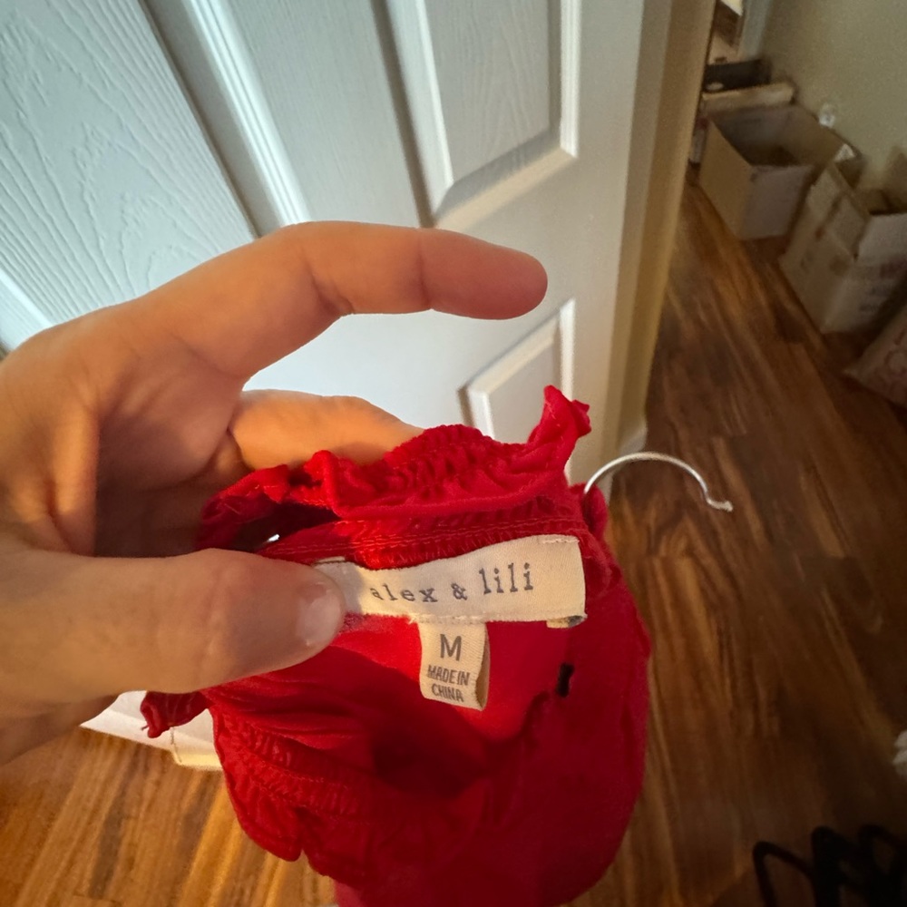 Red Blouse - Picture 3 of 3